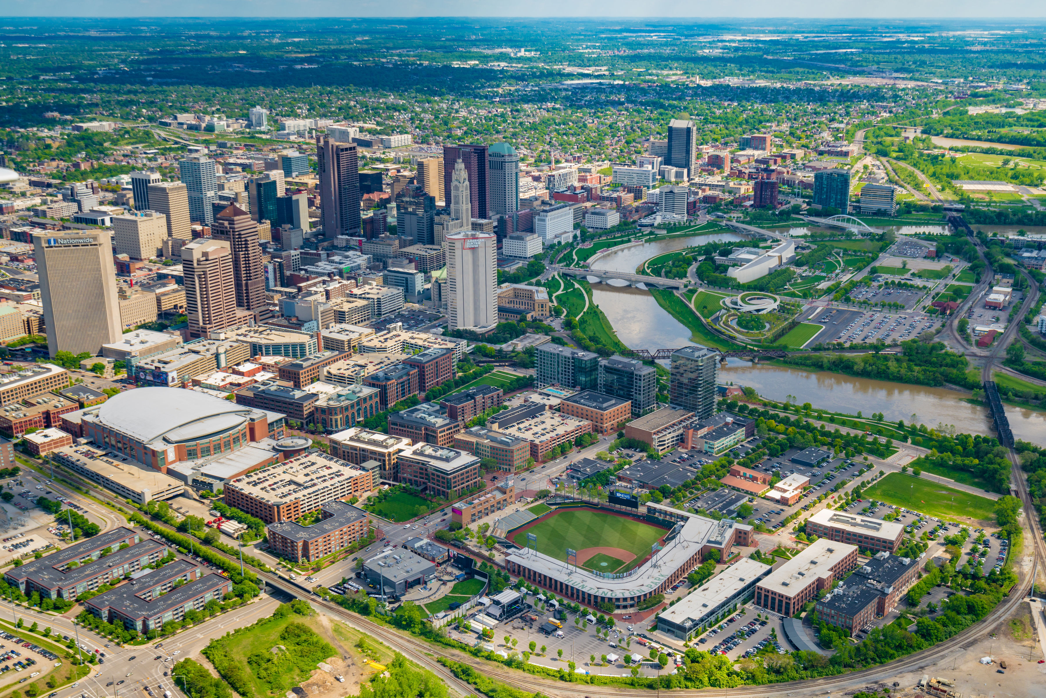 Aerial, Arena District